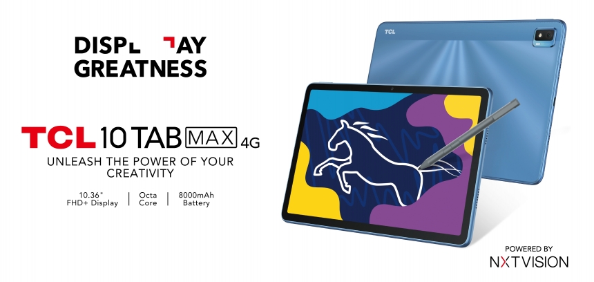 Планшет TCL 10 TAB MAX підтримує до 22 годин потокового відео Планшет TCL 10 TAB MAX підтримує до 22 годин потокового відео